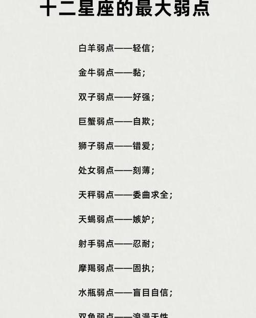 12星座男最胆小排名
