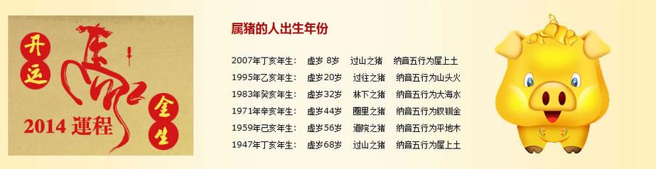 生肖属猪者的流年事业运程