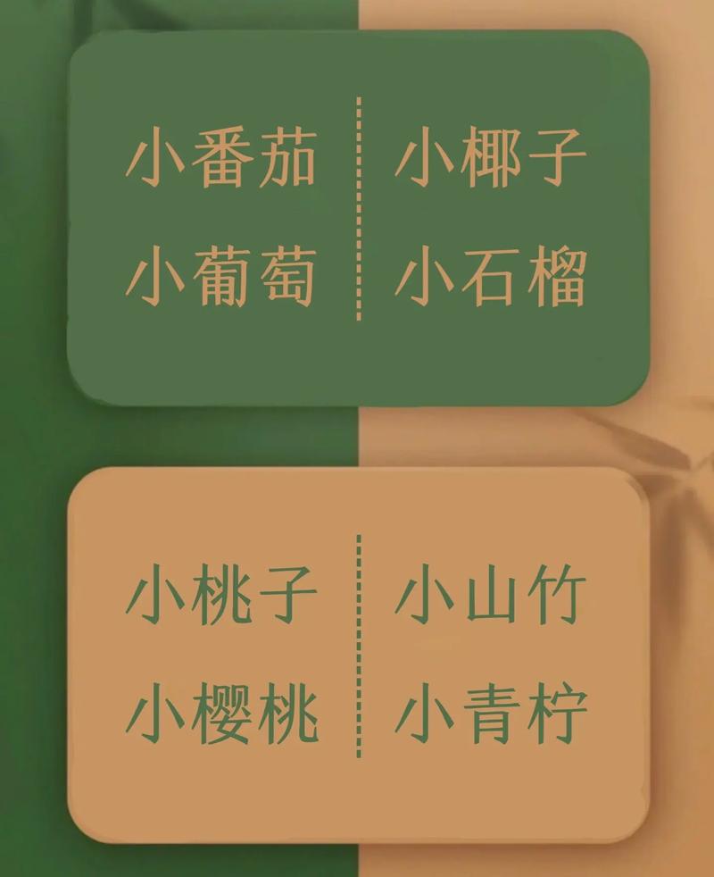 可爱小名与食物有关