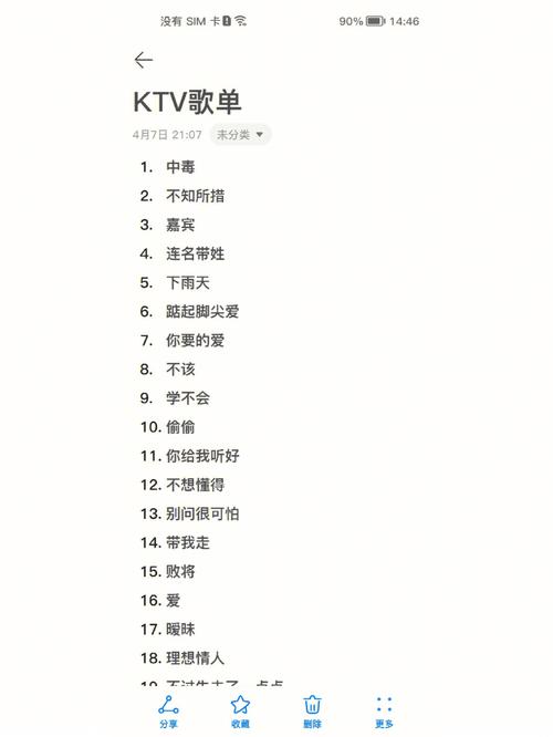 12星座的KTV必点情歌