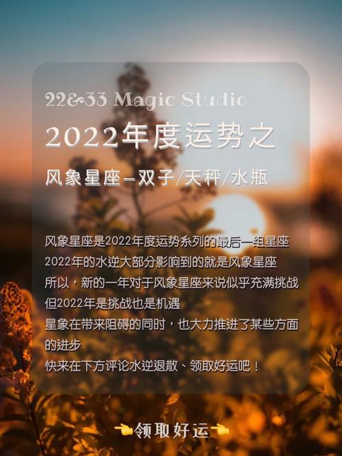 双子座2022年事业运春季情况