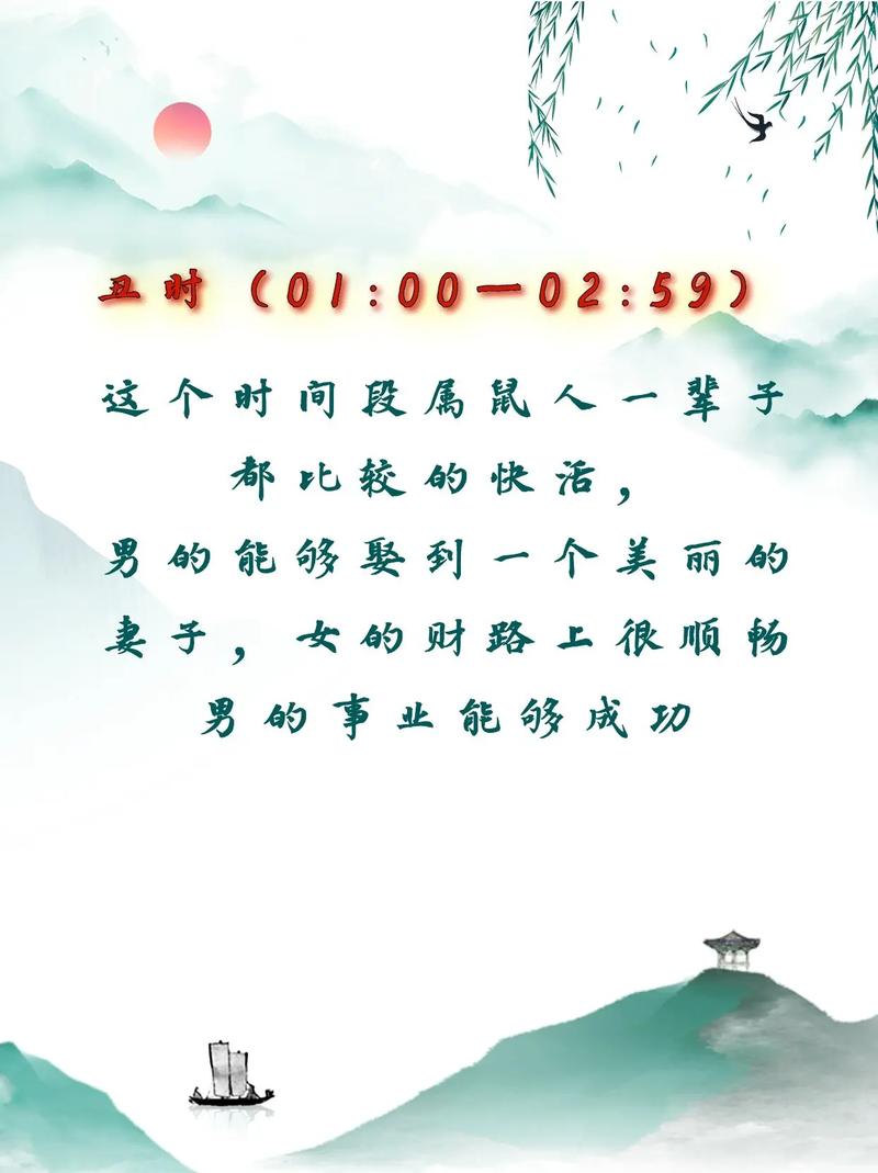 生肖鼠哪个时辰出生命运最好