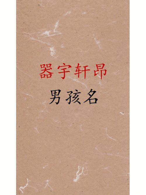 男孩宇字开头的名字