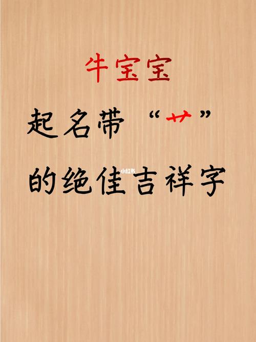 下午出生的牛宝宝女孩取名吉利字2021