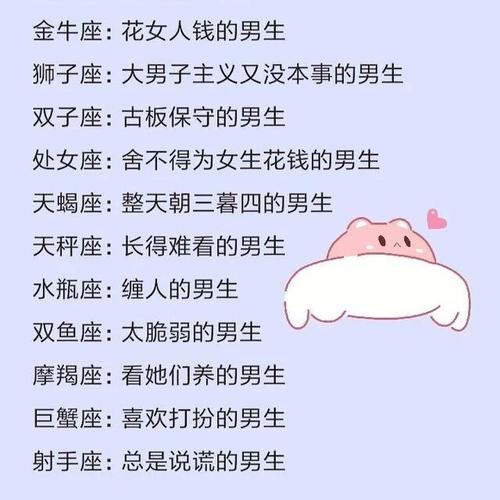 金牛女最讨厌哪个星座男