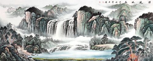 办公室怎么挂山水画的风水会好?画颜色过重的风水好吗?