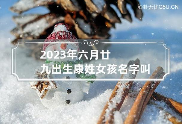 2023年五月初三出生康姓女孩名字叫什么