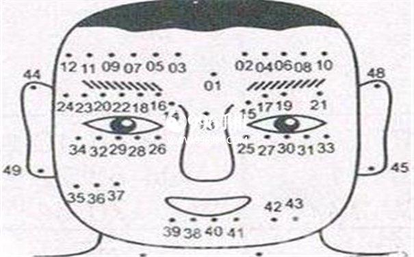 帝王痣的位置图