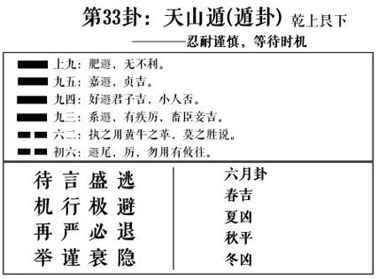 天山遁卦详解事业