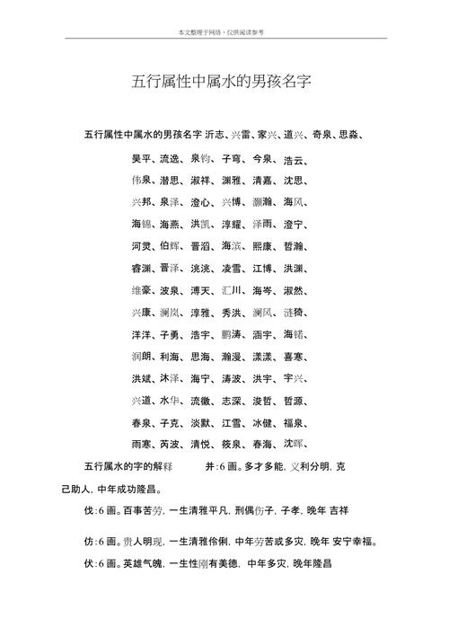 姓陈五行属水的男孩名字