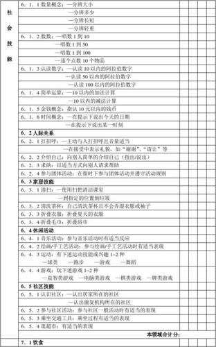 儿童智力评估量表