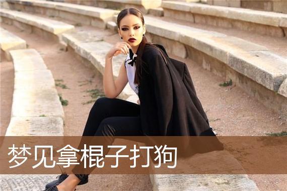女人梦见拿棍子打狗