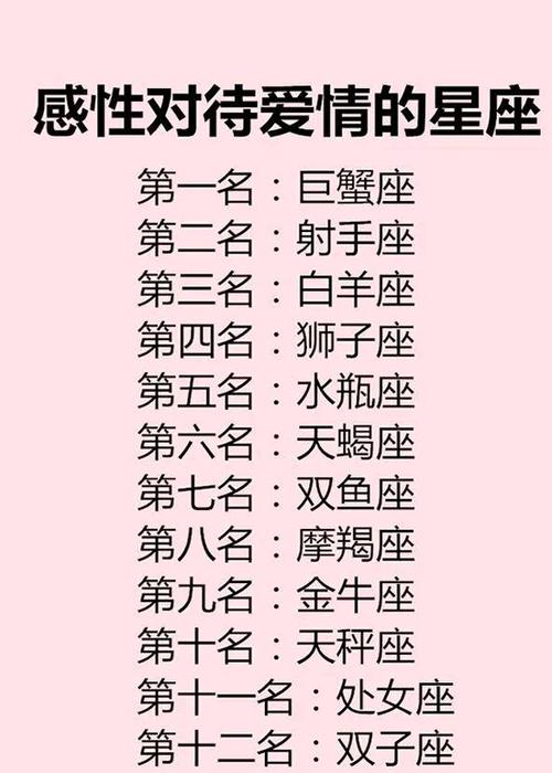 十二星座中最恋家的星座