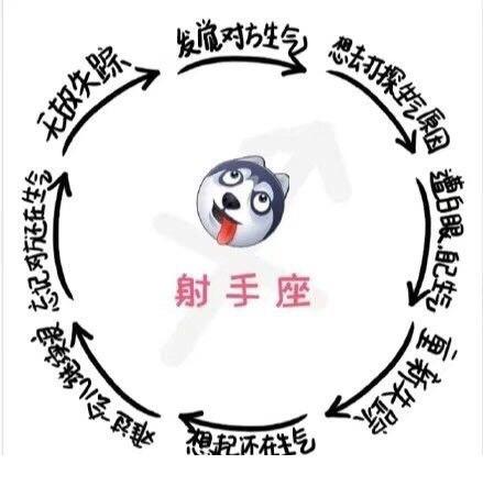 射手座生气了什么表现