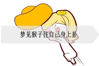 梦见猴子往自己身上扑什么意思