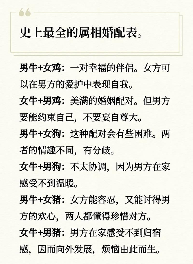 73年属牛人的最佳婚配