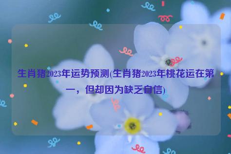 2021年属猪的桃花运怎么样