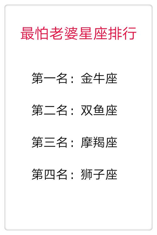 怕老婆的星座男人Top5