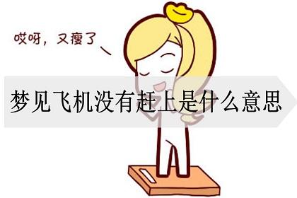 女人梦见没赶上飞机