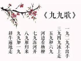 描写数九寒天的古诗词