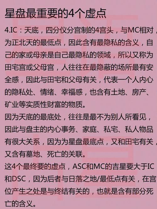 天底星座是什么意思