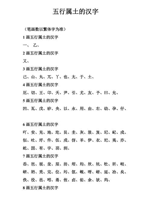 五行属土的吉字大全