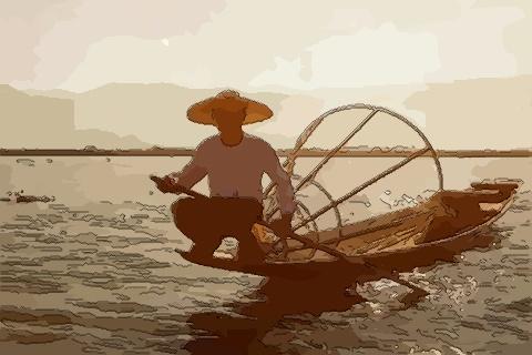 梦见坐船一人在划船