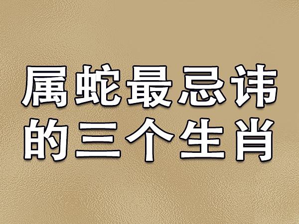 生肖蛇生活中最忌讳什么