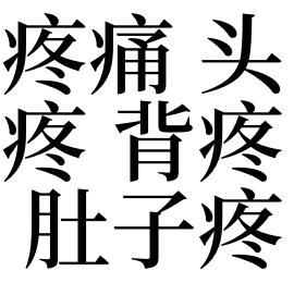 梦见疼痛 头疼 背疼 肚