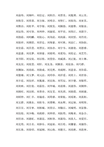 刘男宝宝好听的名字