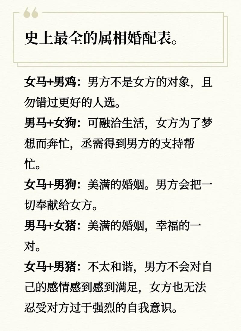 婚姻中生肖配对真的重要吗
