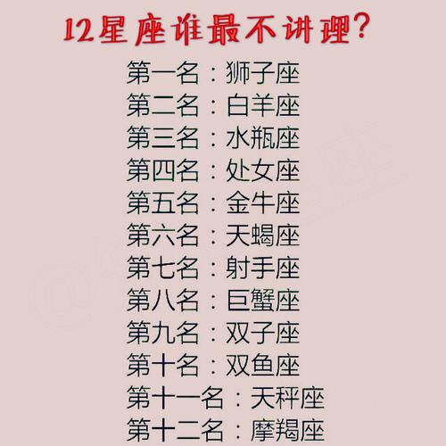 细数那些特别固执的星座,看他们到底在执拗什么?(细解)