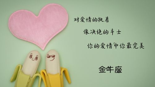说说金牛座男人最爱的话