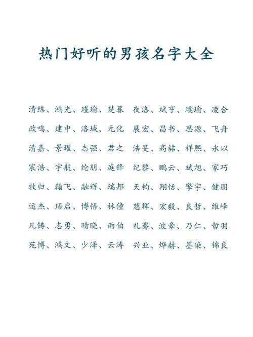 给孩子起名字大全