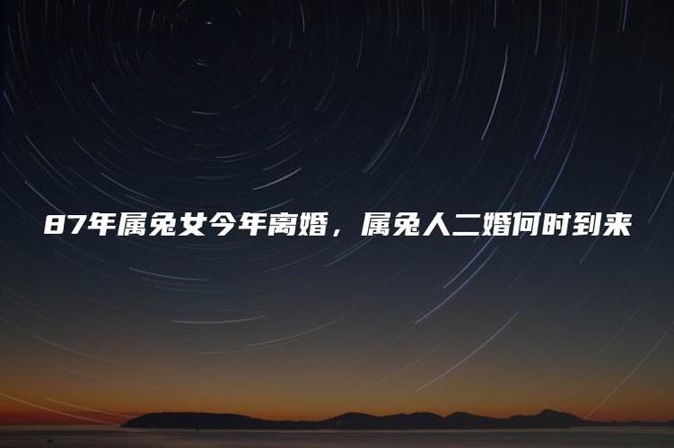 属兔人二婚何时到来
