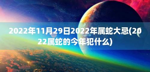 2022年11月属蛇事业运怎么样