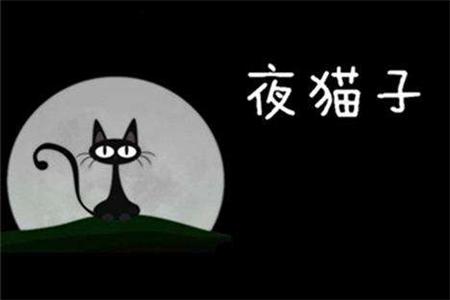 夜猫子一个,晚上没事做也不愿意睡觉的星座