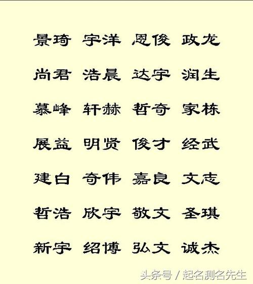 看八字起名字,男孩女孩最好的宝宝取名