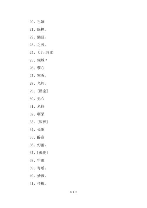 带绿字好听的女孩名字