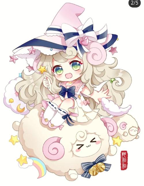 关于十二星座的q版少女