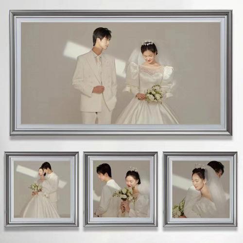 婚纱照如何摆放