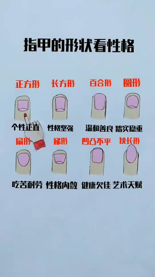 指甲形状看你的性格特点