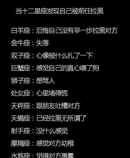 十二星座最恨朋友