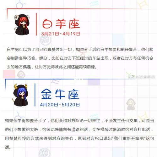 哪个星座男容易复合