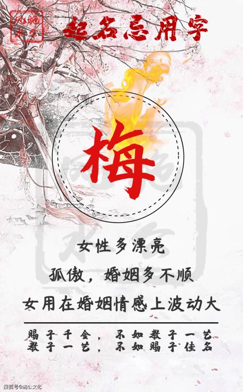 带梅字的女孩名字怎么取