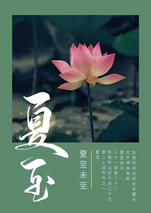 夏至是什么意思