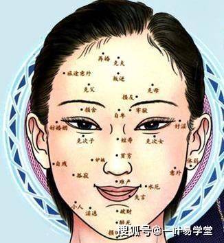 脸部的胎记位置与命运图解