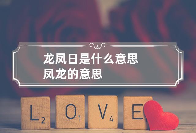 龙凤日是什么意思