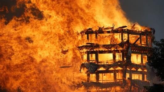 梦见寺庙着火 情绪可能会低落
