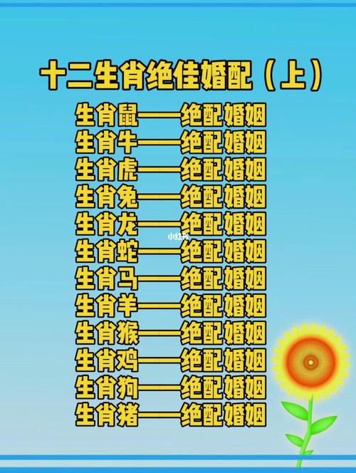 十二生肖最佳姻缘配对